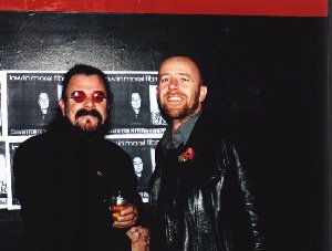 Archive photograph captioned ‘Mat Meets Roy Wood’