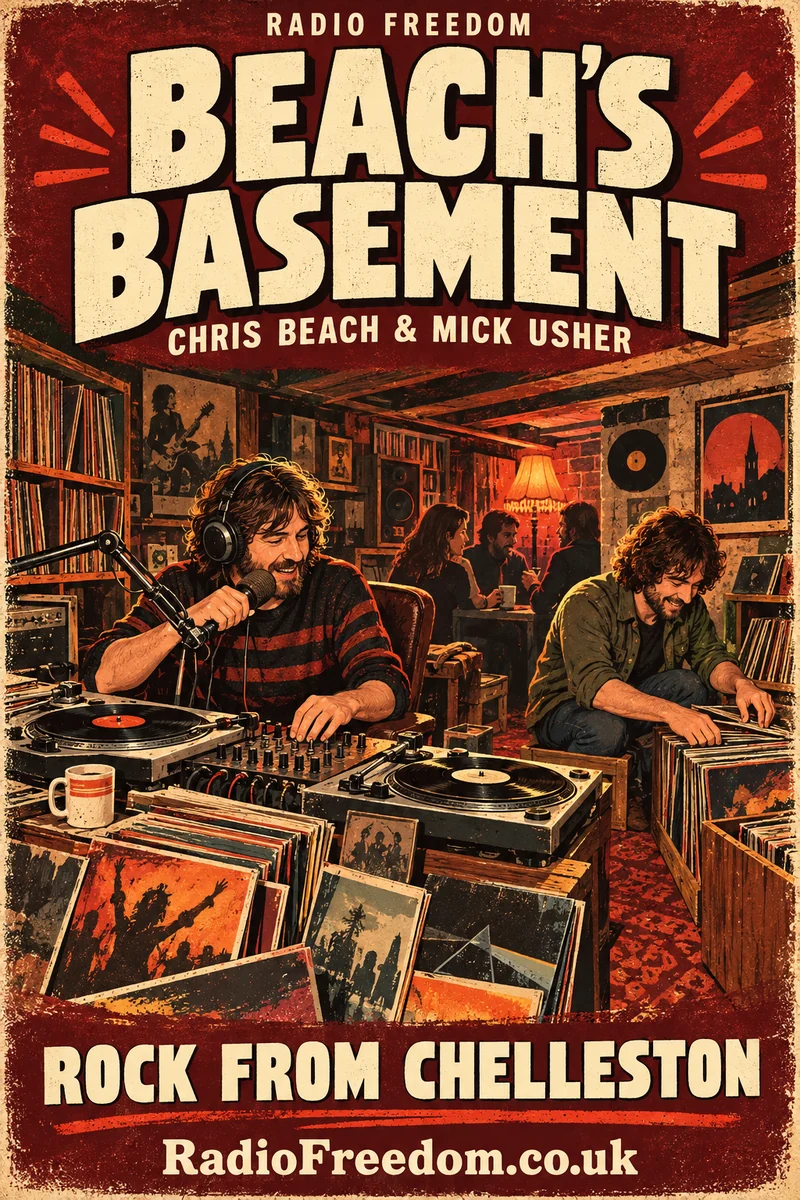 Beach’s Basement: Chris Beach and Mick Usher, Rock from Chellaston.